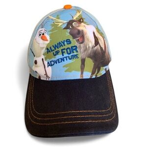 Disney Frozen Always up for Life Hat/Cap Adjustable Olaf & Sven OSFM Cotton
